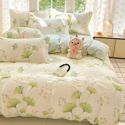 Ginkgo Leaf Pure Cotton Duvet Cover - image 2