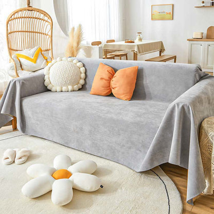 Pure Color Waterproof Pet Couch Cover - Gray - 71" x 165" - image 8