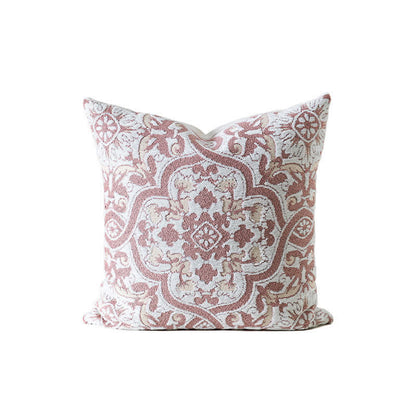 Jacquard Tonal Medallion Throw Pillow Cover - Pink - 18" x 18" - image 3