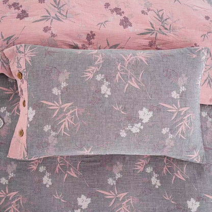 Bamboo Leaf Cotton Double Gauze Bedding Set(4PCS) - image 5