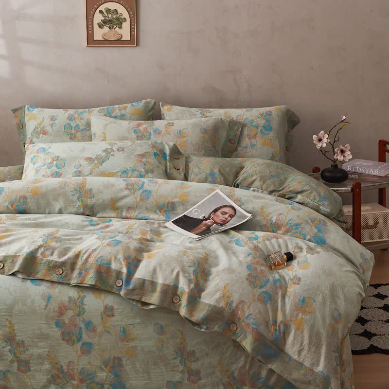 Refresh Botanical Cotton Bedding Set(4PCS) - image 4