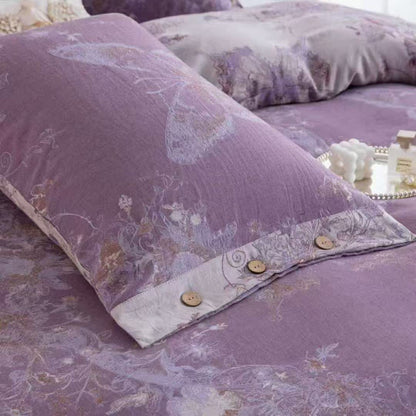 Dreamy Butterfly Cotton Double Gauze Bedding Set(4PCS) - image 3