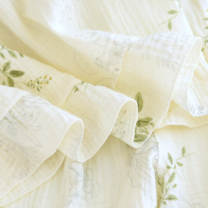 Leaf Print Camisole Cotton Pajama Set - image 11