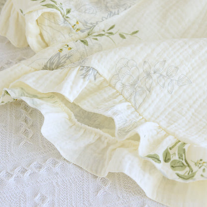 Leaf Print Camisole Cotton Pajama Set - image 10