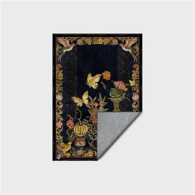 Vintage Floral & Bird Foldable Area Rug - image 6