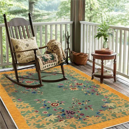Maple Leaf Floral Anti-Slip Area Rug - image 1