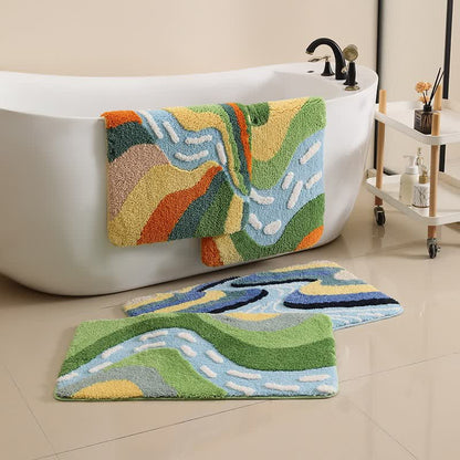 Mountain River Inspired Non-slip Bath Mat - image 0
