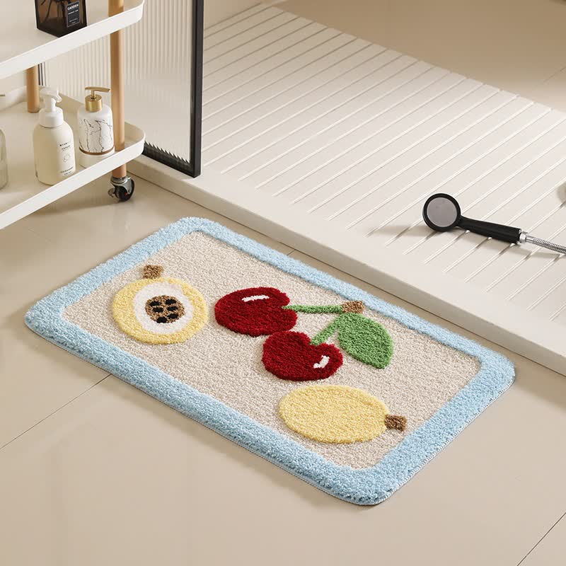 Fun Fruit Non-slip Bath Mat - C - 19"W x 31"L - image 3