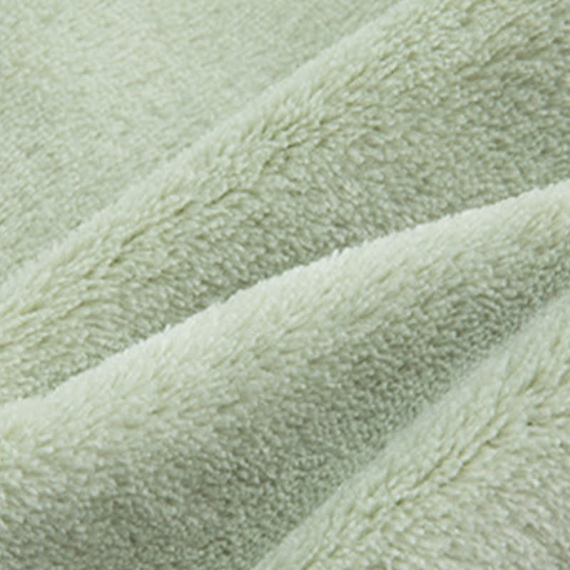 Solid Plush Zip-up Child Loungewear Set - image 5