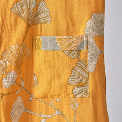 Cotton Gauze Ginkgo Kimono Robe - image 54