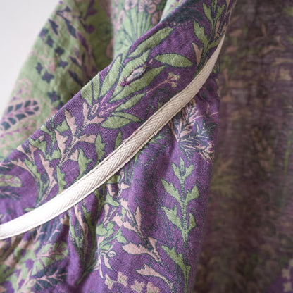 Botanical Plant Ruffled Cotton Nightdress - image 12