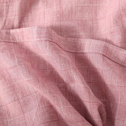 Subtle Plaid Cotton Gauze Kimono Loungewear - image 5