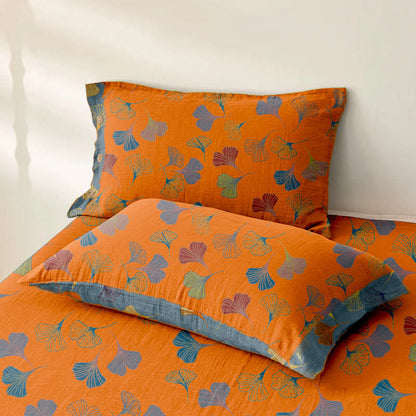 Ginkgo Biloba Cotton Jacquard Sheet Bedspread - image 6