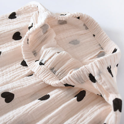 Black Heart Pure Cotton Pajama Set - image 11