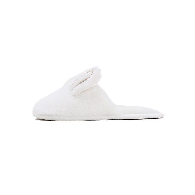 Cute Bunny Plush Closed-Toe Slippers - image 5