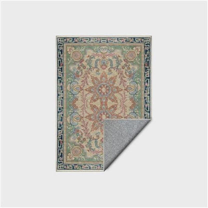 Retro Palace Style Medallion Non-slip Area Rug - image 4