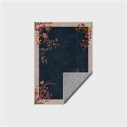 Oriental Chinoiserie Floral Non-slip Area Rug - image 4