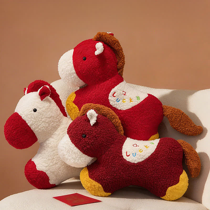 Year of the Horse 2026 Festive Lumbar Cushion - image 0