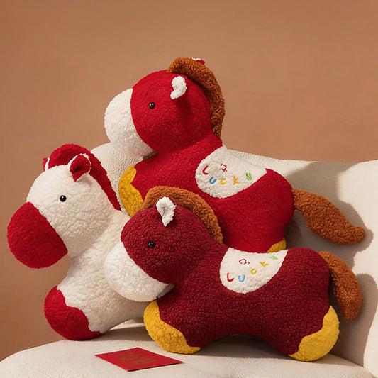 Year of the Horse 2026 Festive Lumbar Cushion - image 0