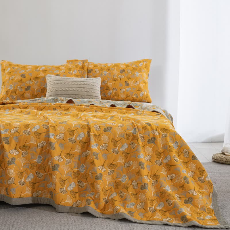 Ginkgo Biloba Organic Cotton Quilt - image 64
