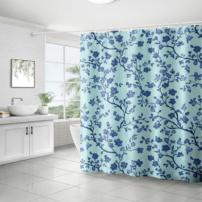 Floral Branch Print Shower Curtain - image 7