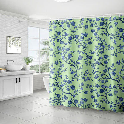 Floral Branch Print Shower Curtain - image 5