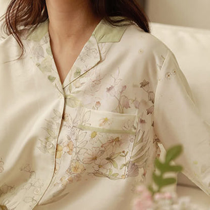 Pastoral Floral Long Sleeve Loungewear Set - image 7