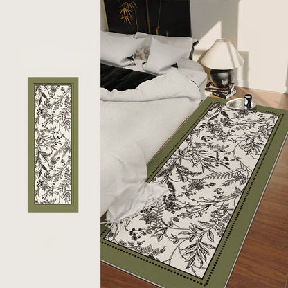 Vintage Elegant Floral Floor Rug - image 2