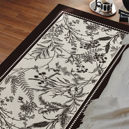 Vintage Elegant Floral Floor Rug - image 7