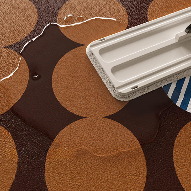 Geometric Polka Dot Kitchen Rug - image 2