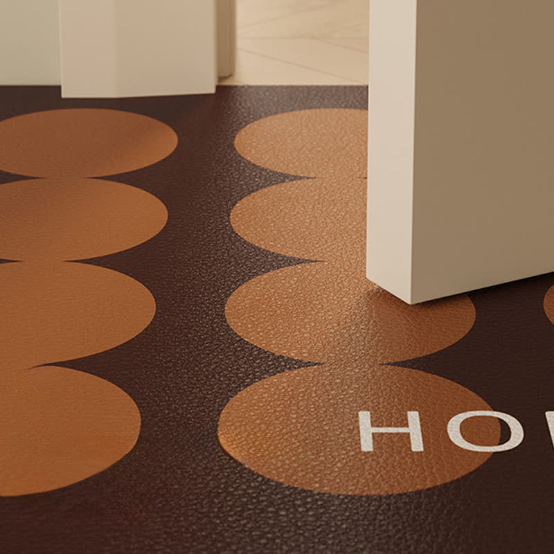 Geometric Polka Dot Kitchen Rug - image 1