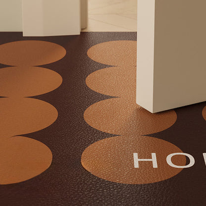 Geometric Polka Dot Kitchen Rug - image 1