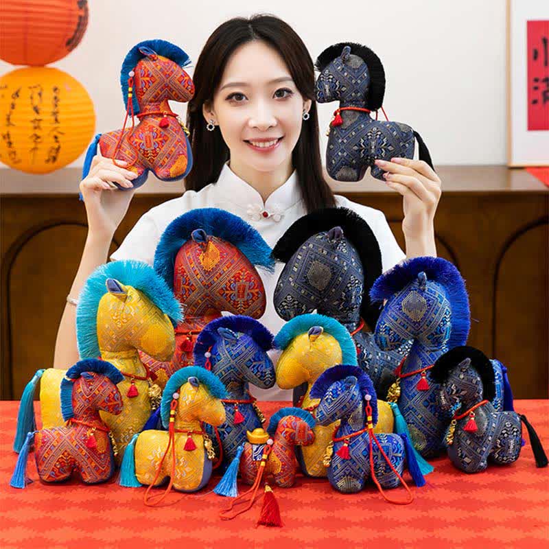 Heritage Style Artisan Horse Plushie - image 1