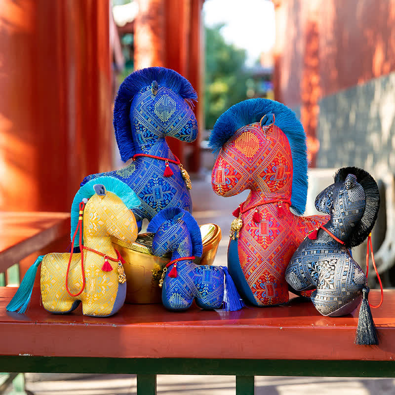 Heritage Style Artisan Horse Plushie - image 0