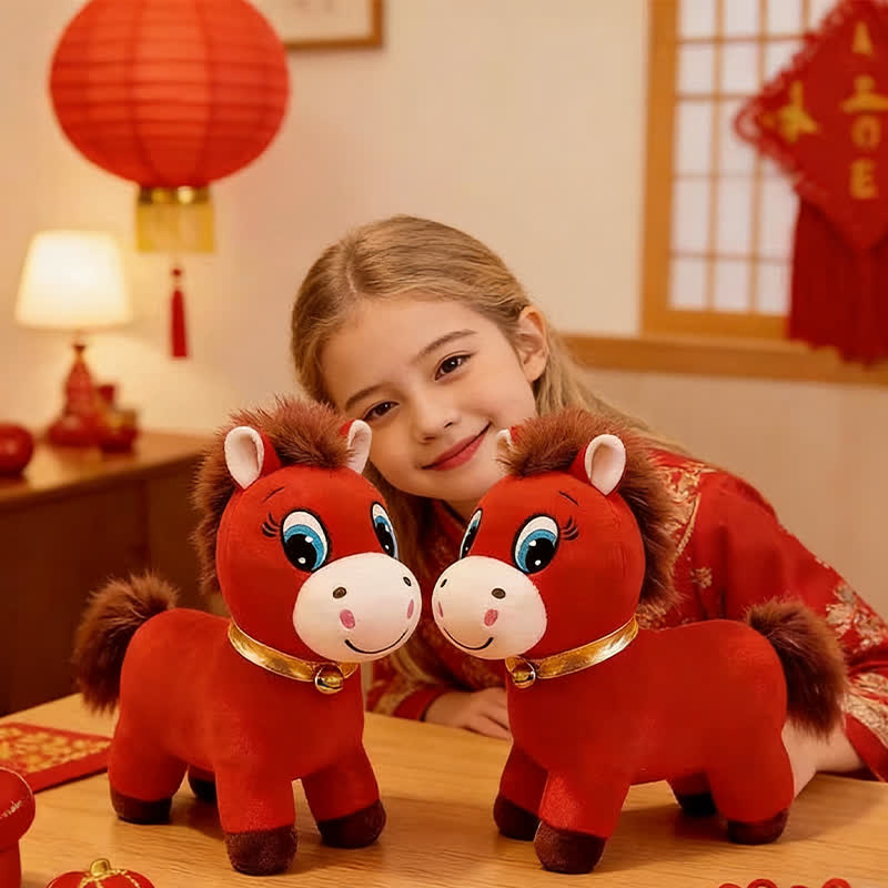 Chinese New Year Lucky Horse Plush Toy - image 2
