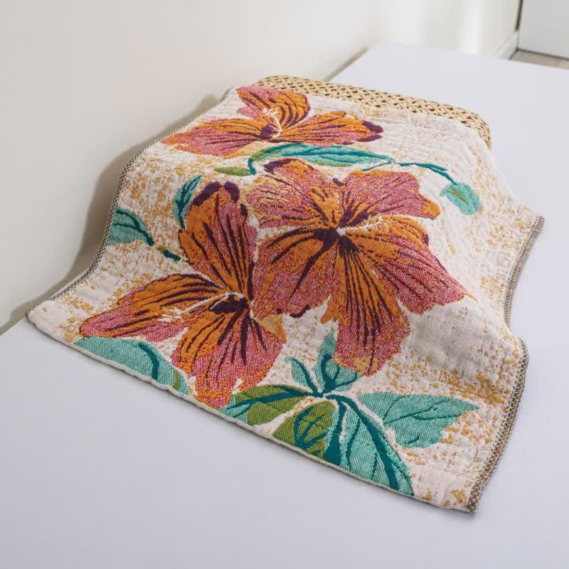 Country Floral Cotton Gauze Kitchen Towel - image 2