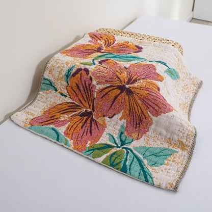 Country Floral Cotton Gauze Kitchen Towel - image 2