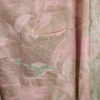 Natural Leaf Cotton Gauze Kimono Robe - image 24