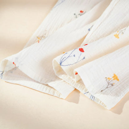 Country Floral Cotton Gauze Pajama Set - image 8