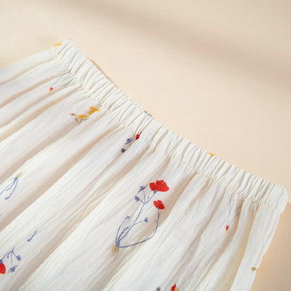 Country Floral Cotton Gauze Pajama Set - image 7