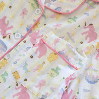 Elephant Playground Cotton Gauze Pajama Set - image 8