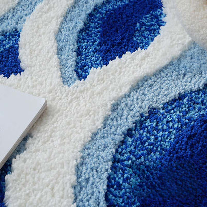 3D Ocean Wave Tufted Bath Rug - image 2