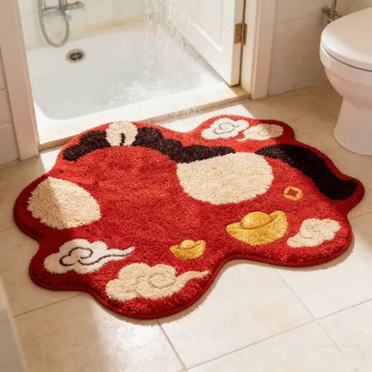 Zodiac Horse Lucky Clouds Decorative Rug - image 3