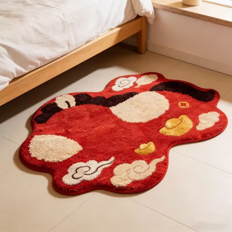 Zodiac Horse Lucky Clouds Decorative Rug - 27"W x 35"L - image 0