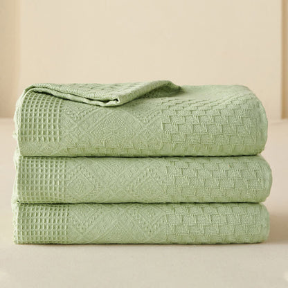 Solid Subtle Textured Cotton Quilt - image 11