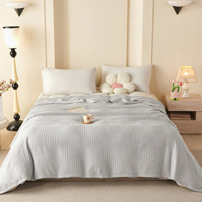 Solid Subtle Textured Cotton Quilt - image 4