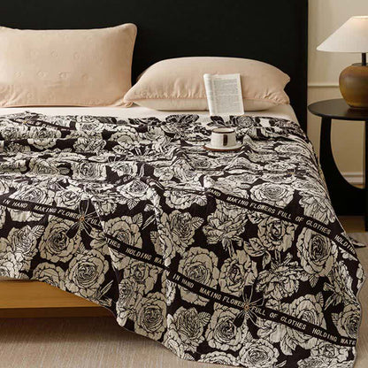 Country Blooming Rose Pure Cotton Quilt - image 4