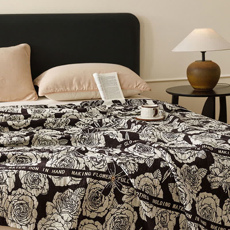 Country Blooming Rose Pure Cotton Quilt - image 6