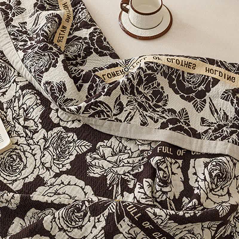 Country Blooming Rose Pure Cotton Quilt - image 7