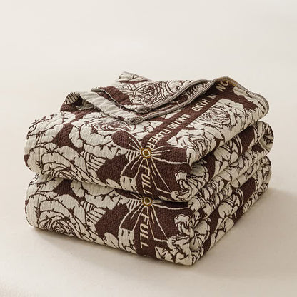Country Blooming Rose Pure Cotton Quilt - image 9